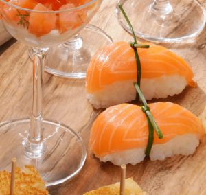 Pour le week-end, des sushis de saumon fumé… en France !